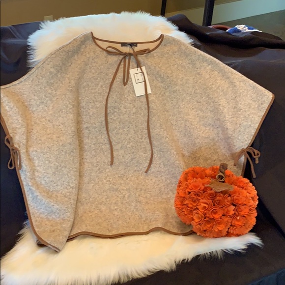 THML Jackets & Blazers - NWT THML Taupe Cape